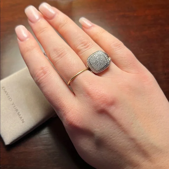 David Yurman Pave Albion Ring - Picture 6 of 7